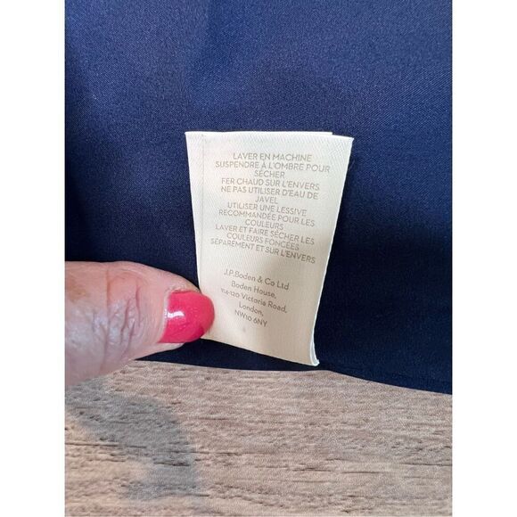 Boden Blue White Floral Petite Pencil Skirt sz 10P NWT Retails $110 - Picture 9 of 12